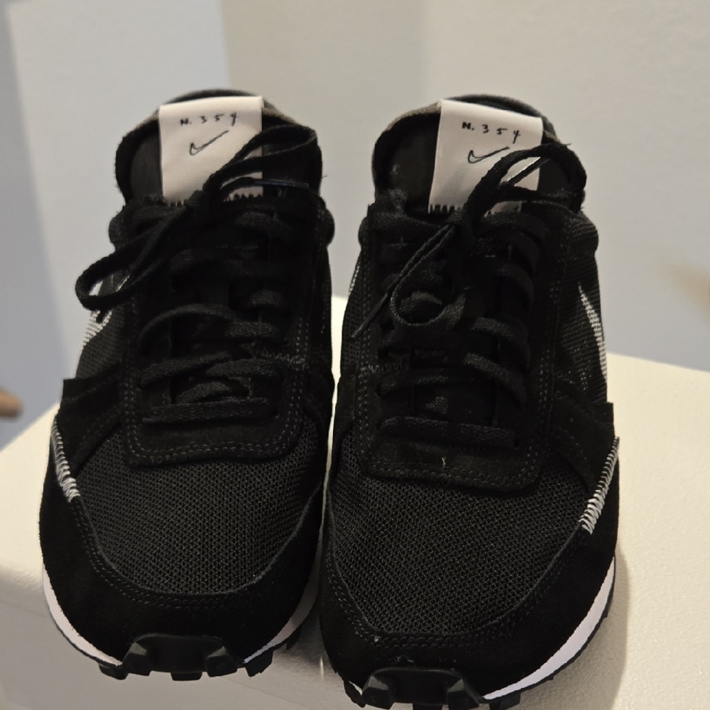 Nike Black and White Retro Athletic Shoes